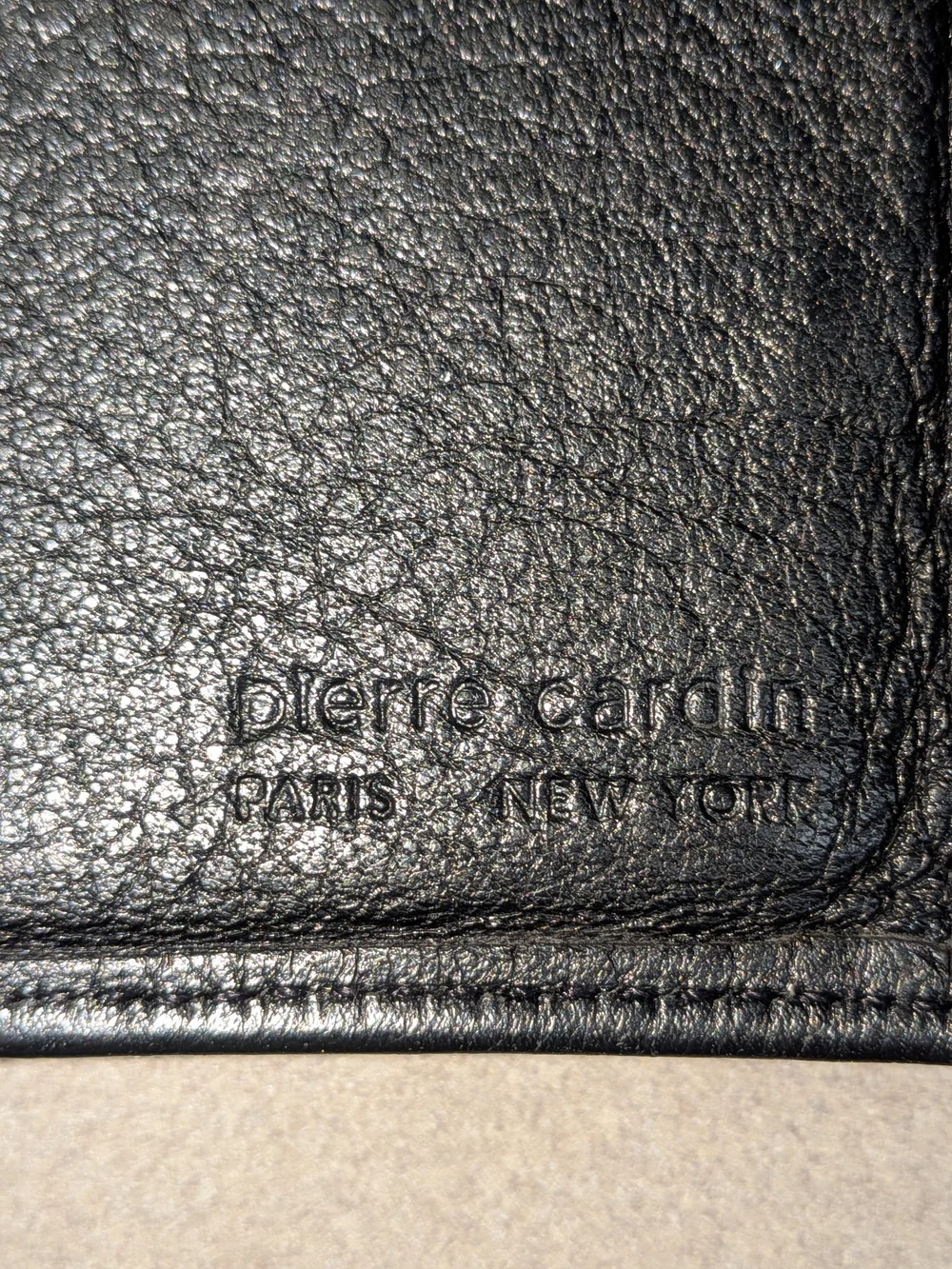 Pierre Cardin Black Leather Wallet